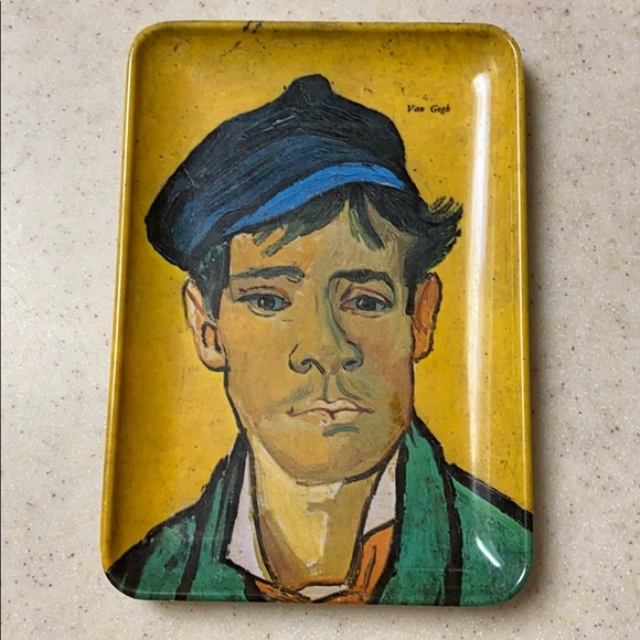 Knick knack vintage art 🖼 Van Gogh Monet trays small . - Picture 2 of 10